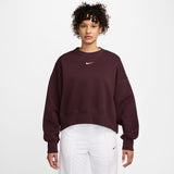 Sudadera de cuello redondo de polar Nike Sportswear Phoenix para mujer