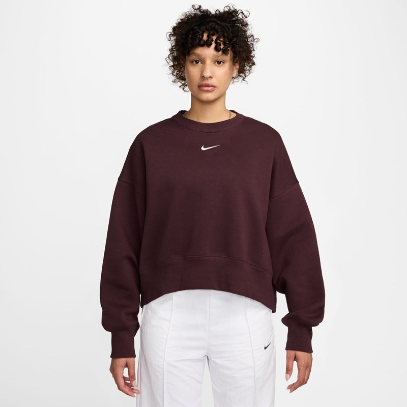 Sudadera de cuello redondo de polar Nike Sportswear Phoenix para mujer