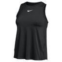 Black tank top with Nike logo on a white background