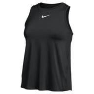 Black tank top with Nike logo on a white background