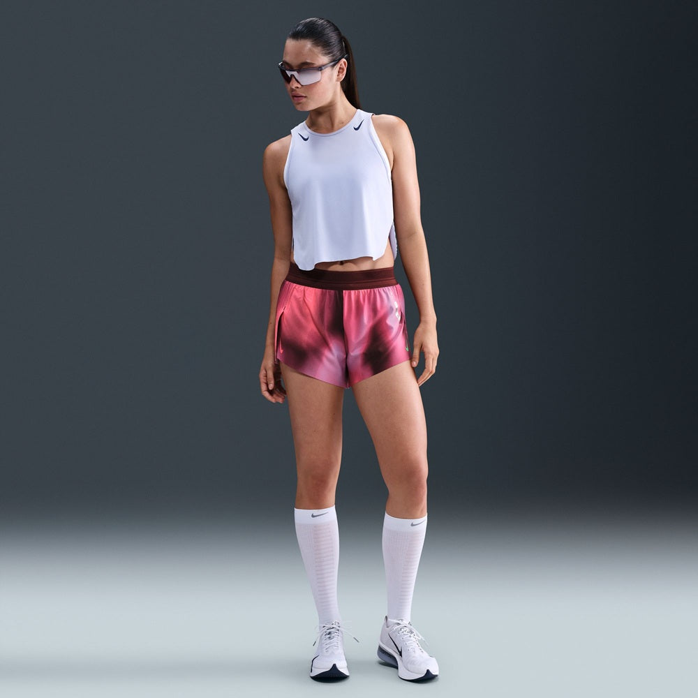 Women's Nike AeroSwift Mid-Rise 3" Brief-Lined Running Shorts "Faith Kipyegon"