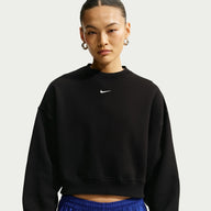 Women's Nike Studio Fleece Oversized Cropped Crew