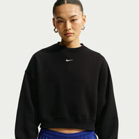 Women's Nike Studio Fleece Oversized Cropped Crew