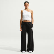 Women's Nike Studio Fleece Mid-Rise Wide Leg Pant