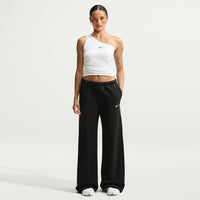 Women's Nike Studio Fleece Mid-Rise Wide Leg Pant