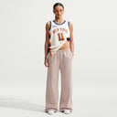 Women's Nike Studio Fleece Mid-Rise Wide Leg Pant