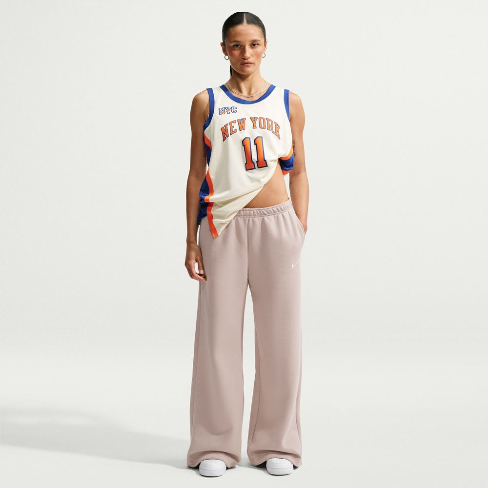 Women's Nike Studio Fleece Mid-Rise Wide Leg Pant
