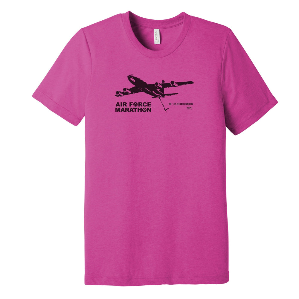 Men's Tri-Blend Short Sleeve Tee Air Force Marathon 2025