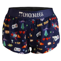 Pantalones cortos ChicknLegs de 1,5" con abertura para mujer