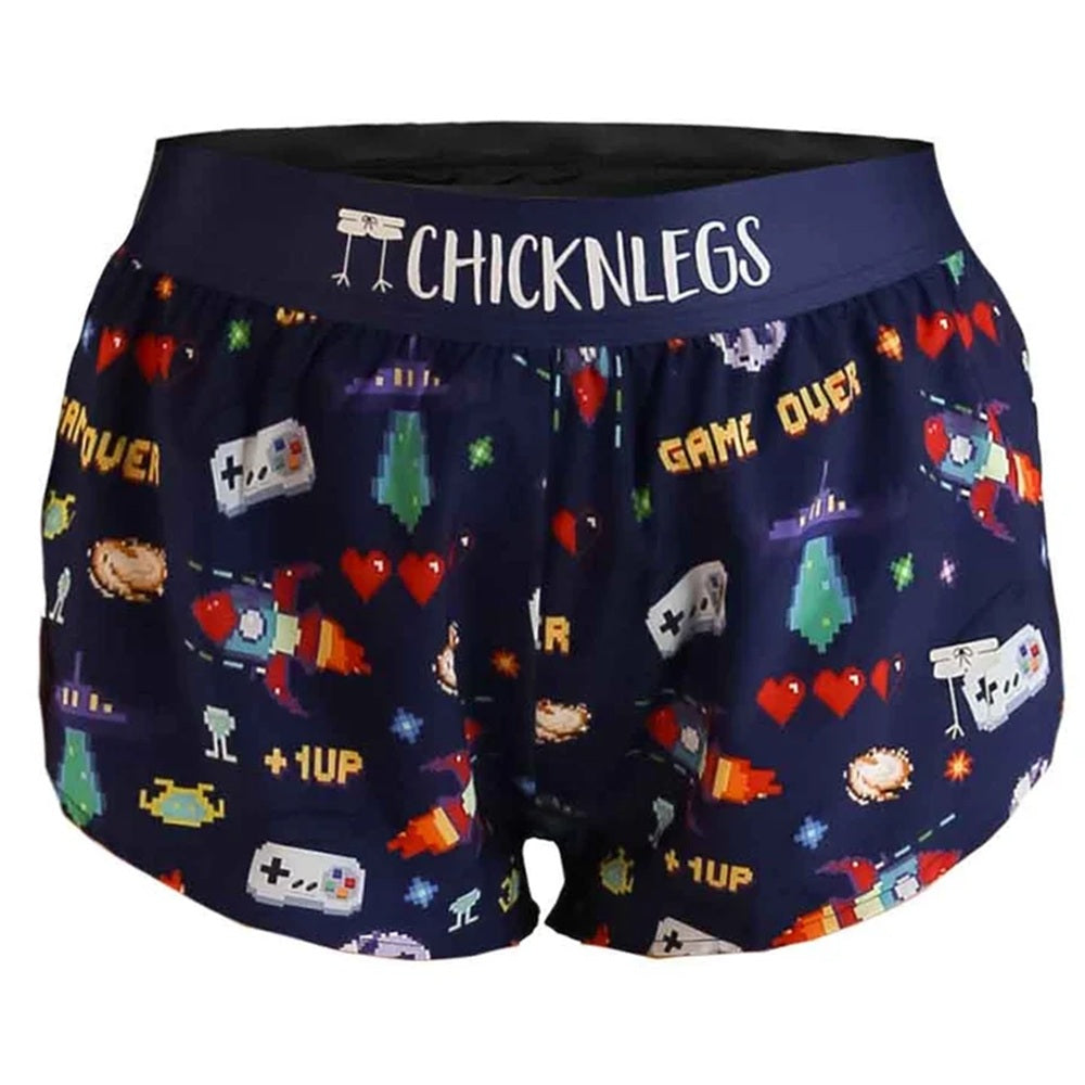 Pantalones cortos ChicknLegs de 1,5" con abertura para mujer