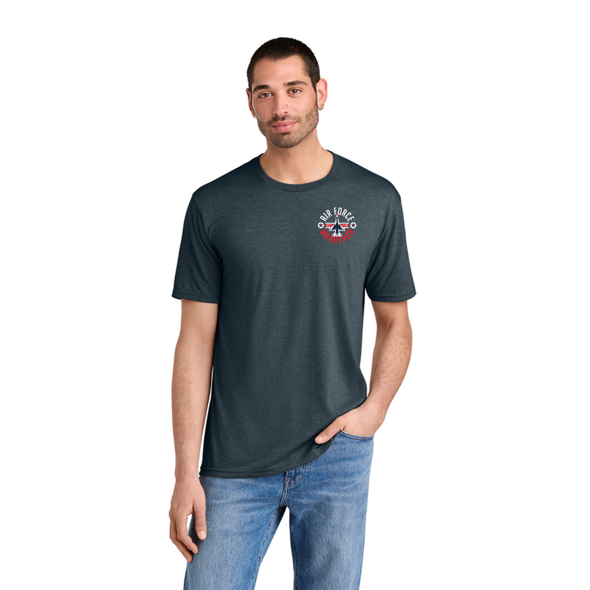Unisex Perfect Tri Tee Air Force Marathon Thunderbird
