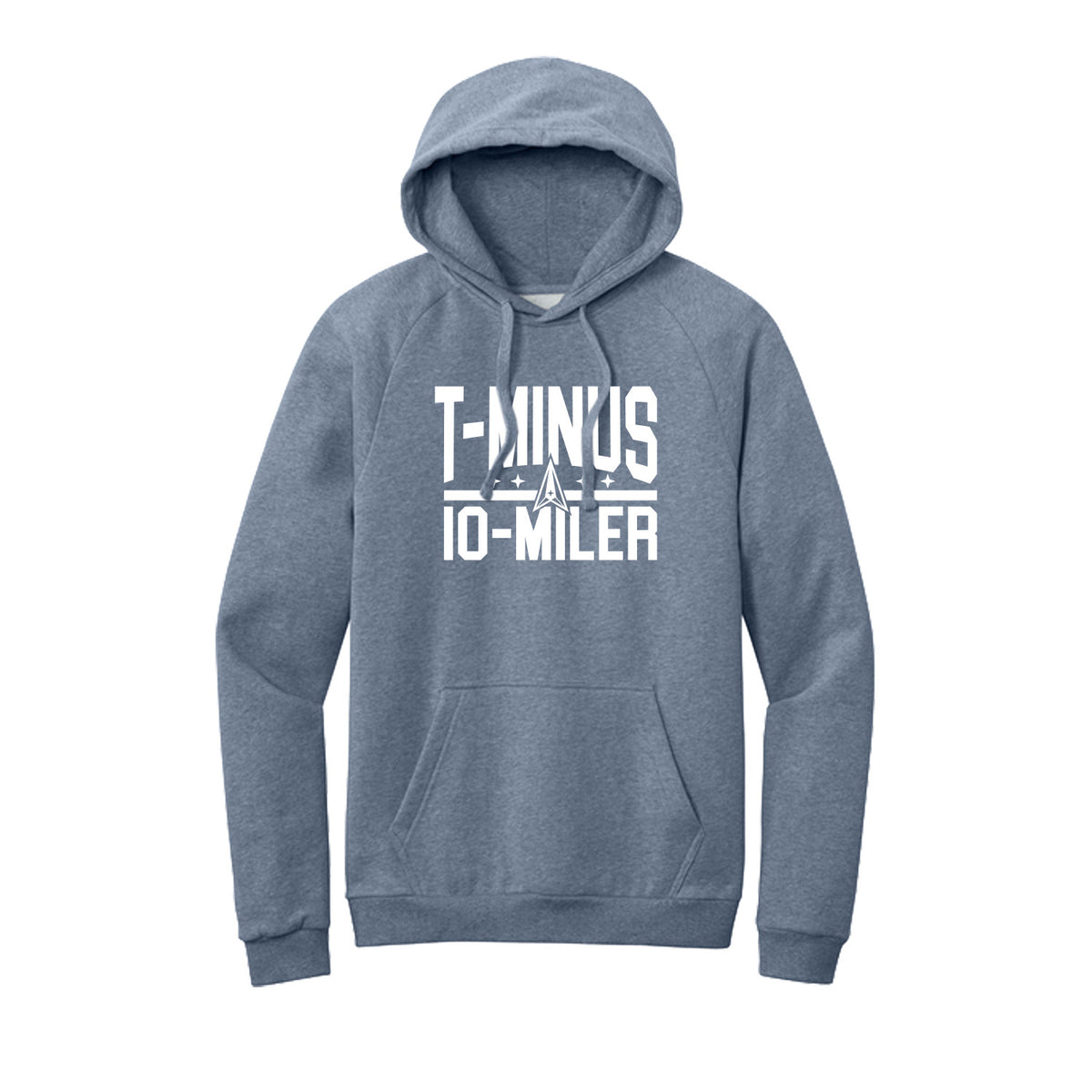 Unisex Cloud Fleece Space Force T-Minus 10-Miler T-Minus Hooded Pullover