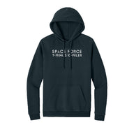 Unisex Cloud Fleece Space Force T-Minus 10-Miler Hooded Pullover