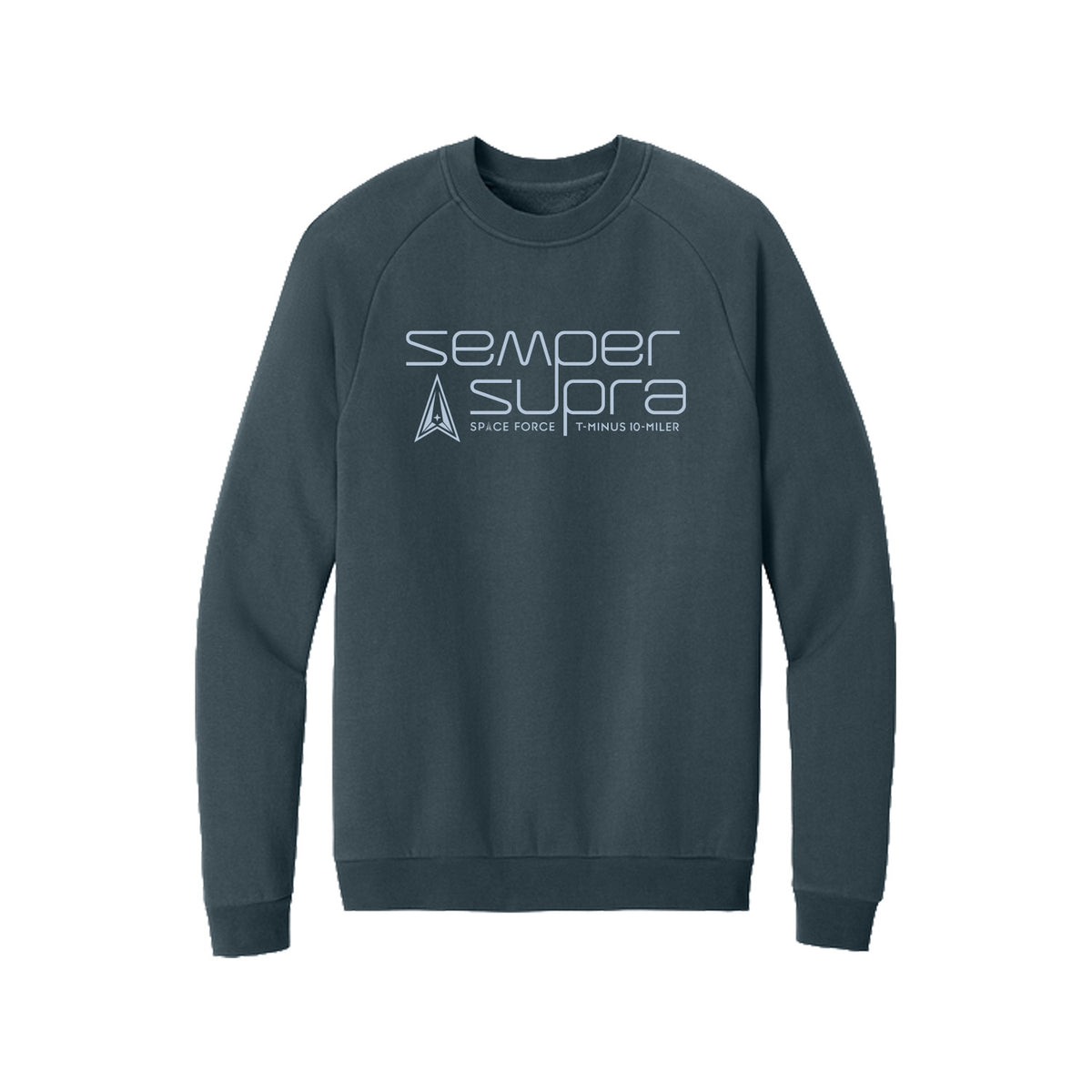 Unisex Cloud Fleece Space Force T-Minus 10-Miler Semper Supra Crew