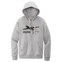 Gray hoodie with Air Force Marathon logo on a white background