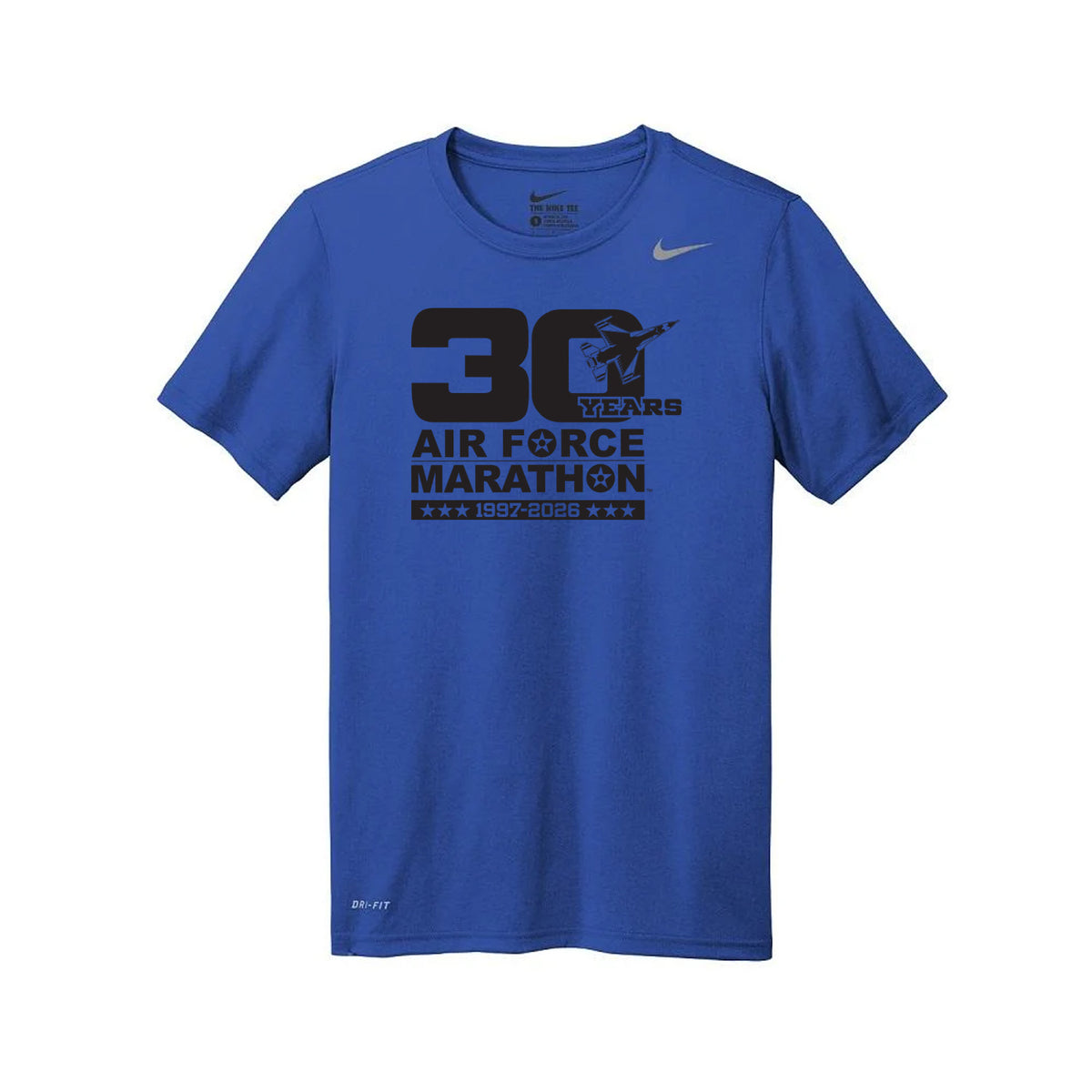 Men's Nike Legend Short-Sleeve Air Force Marathon 30 Years