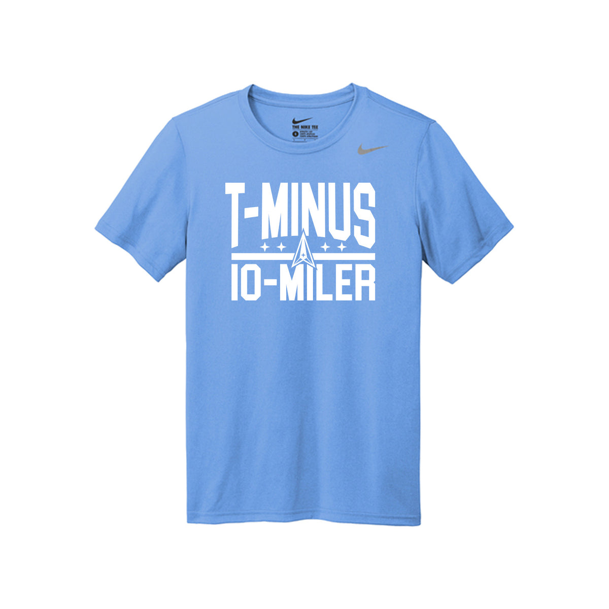 Men's Nike Legend Short-Sleeve Space Force T-Minus 10-Miler T-Minus Tee