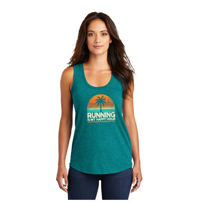 Women's Happy Hour Perfect Tri Racerback Tank