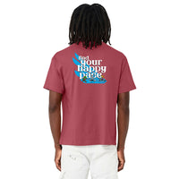 Unisex 6oz Heavyweight Find Your Happy Pace Tee