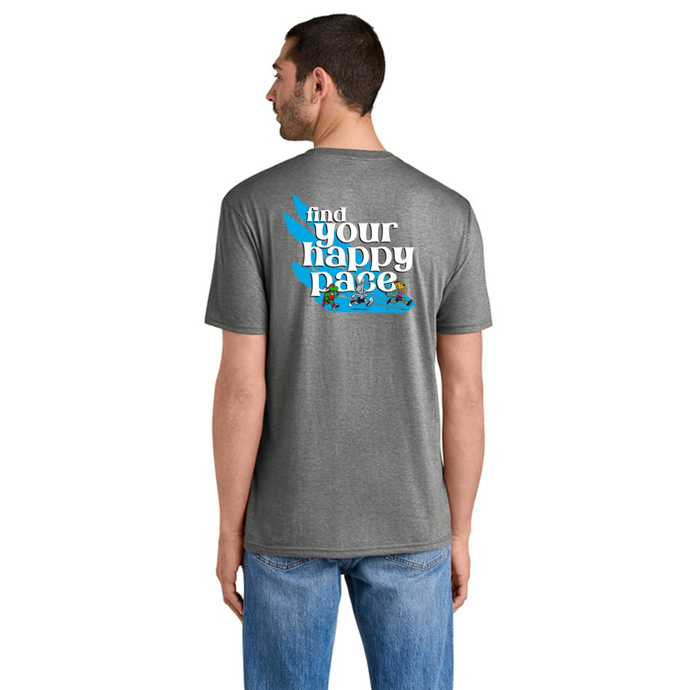 Unisex Perfect Tri Find Your Happy Pace Tee