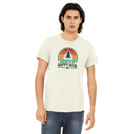 Unisex Hiking is My Happy Hour Triblend Short Sleeve Tee