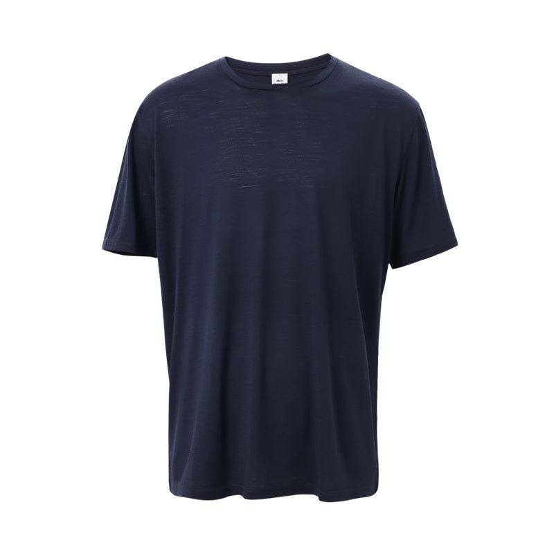 Camiseta de manga corta de merino para hombre Runners Plus