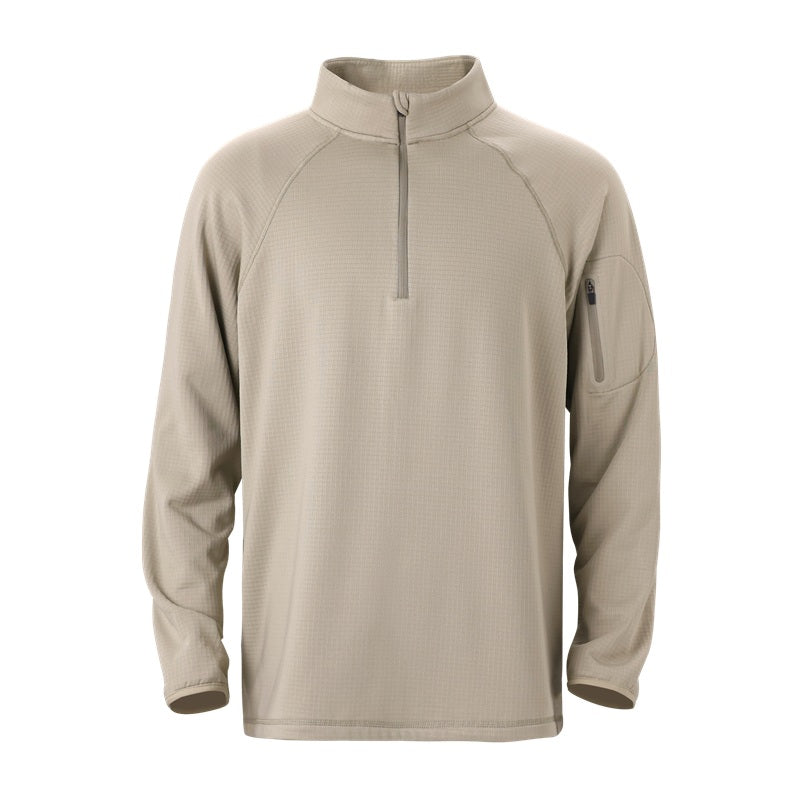 Men's Runners Plus Waffle Quarter Zip
