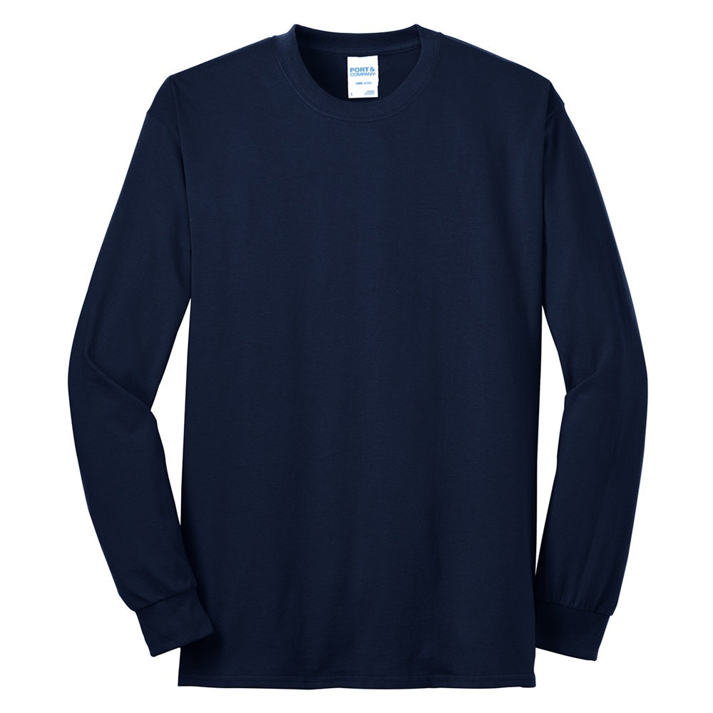 Men's Port & Company Long Sleeve Core Blend Tee