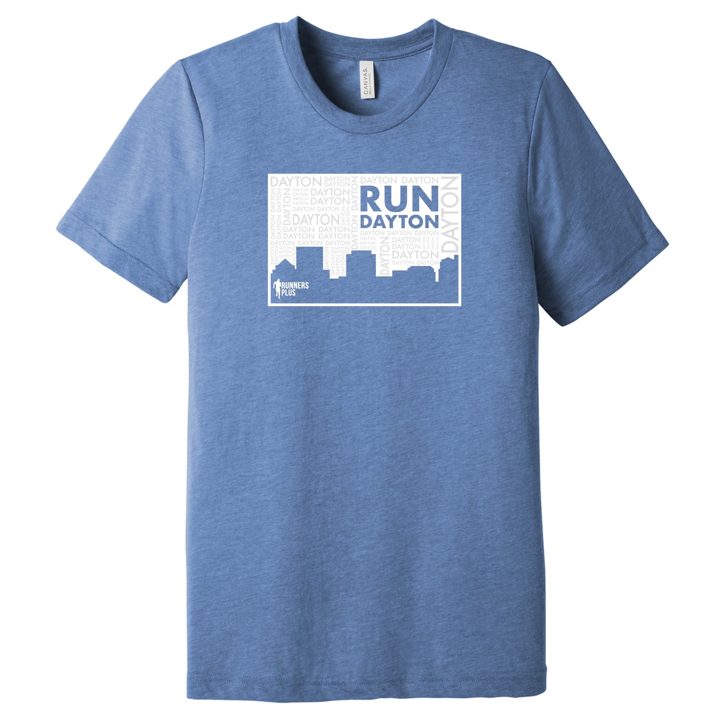 Camiseta unisex de manga corta Run Dayton Triblend