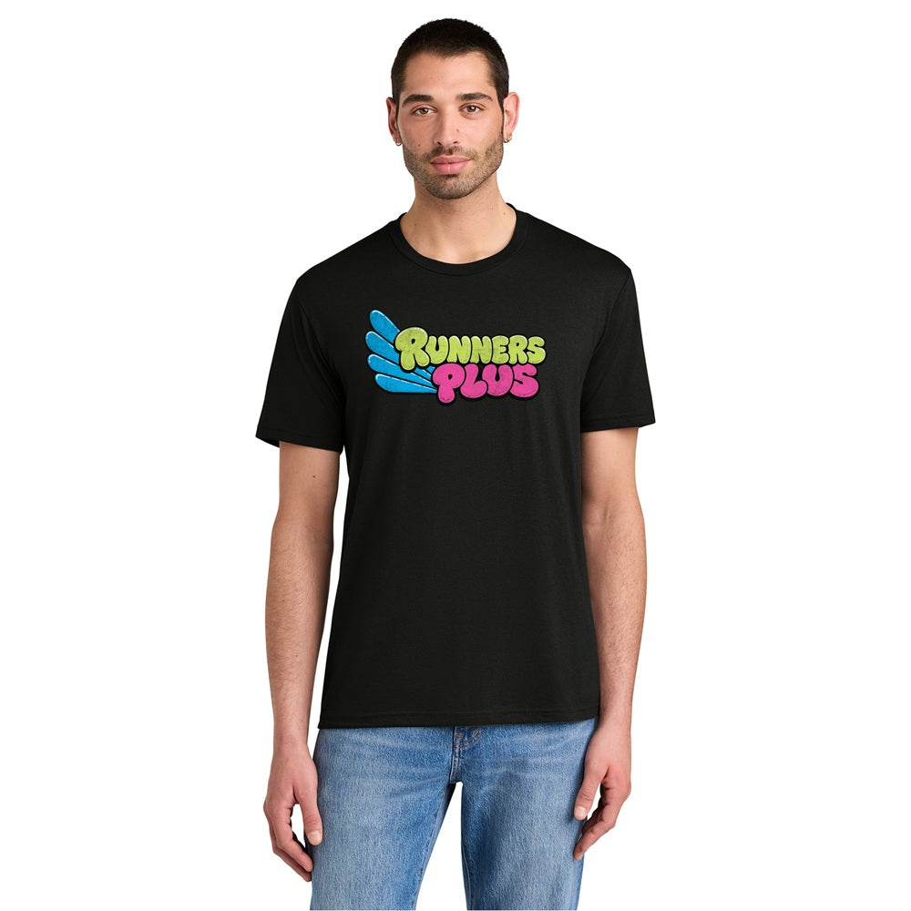 Unisex Runners Plus Bubble Perfect Tri Short Sleeve Tee