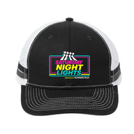 SNL 2025 Two-Stripe Snapback Trucker Cap