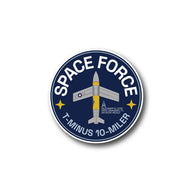 Space Force T-Minus 10-Miler Matador Sticker