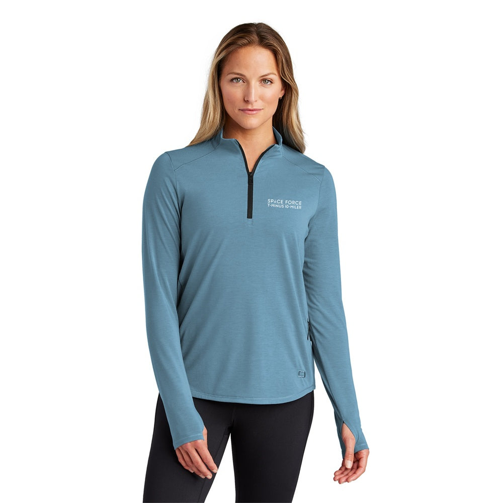 Women's Motion 1/4-Zip Space Force T-Minus 10-Miler