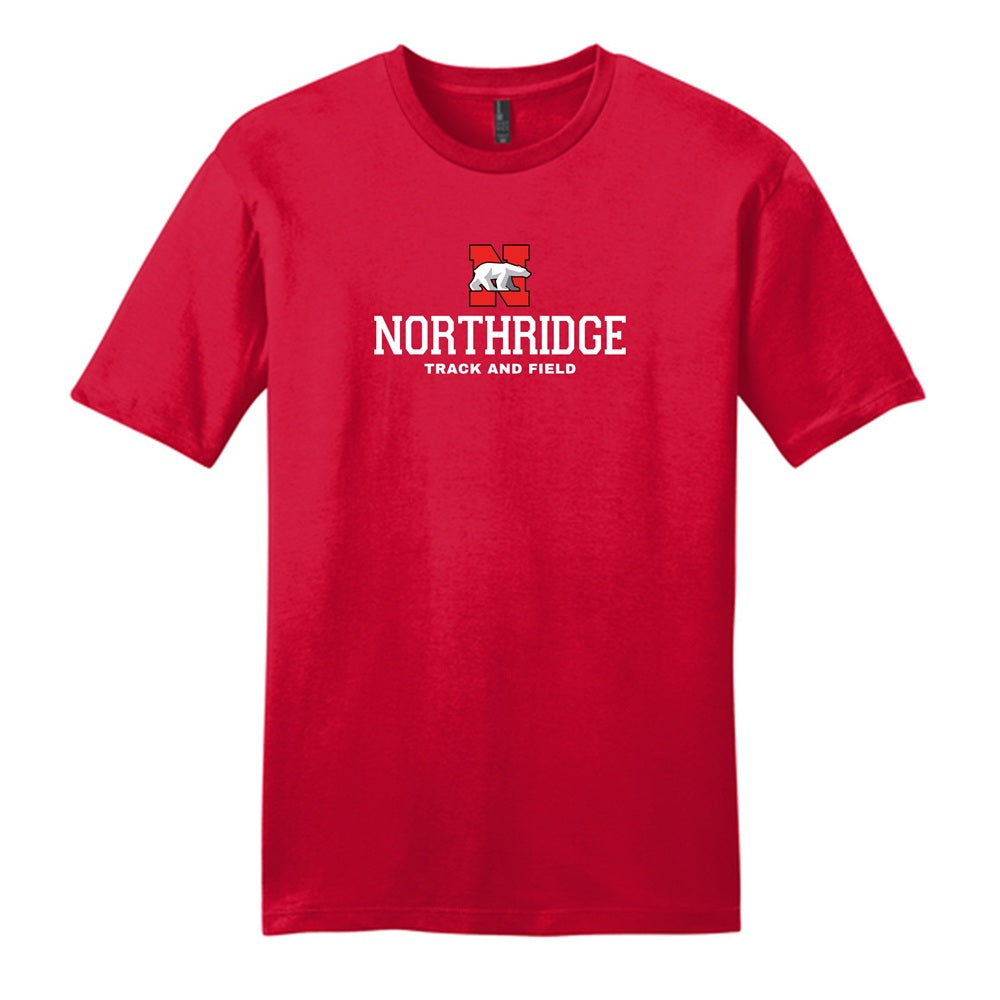 Unisex Northridge Track Short Sleeve Tee