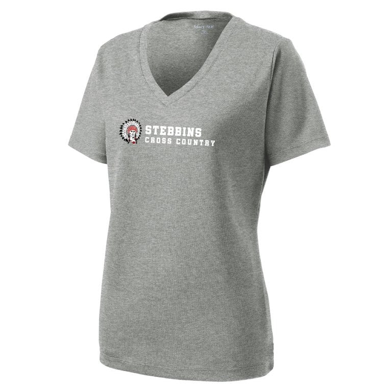 Women's Stebbins XC RacerMesh V-Neck Short Sleeve Tech Tee