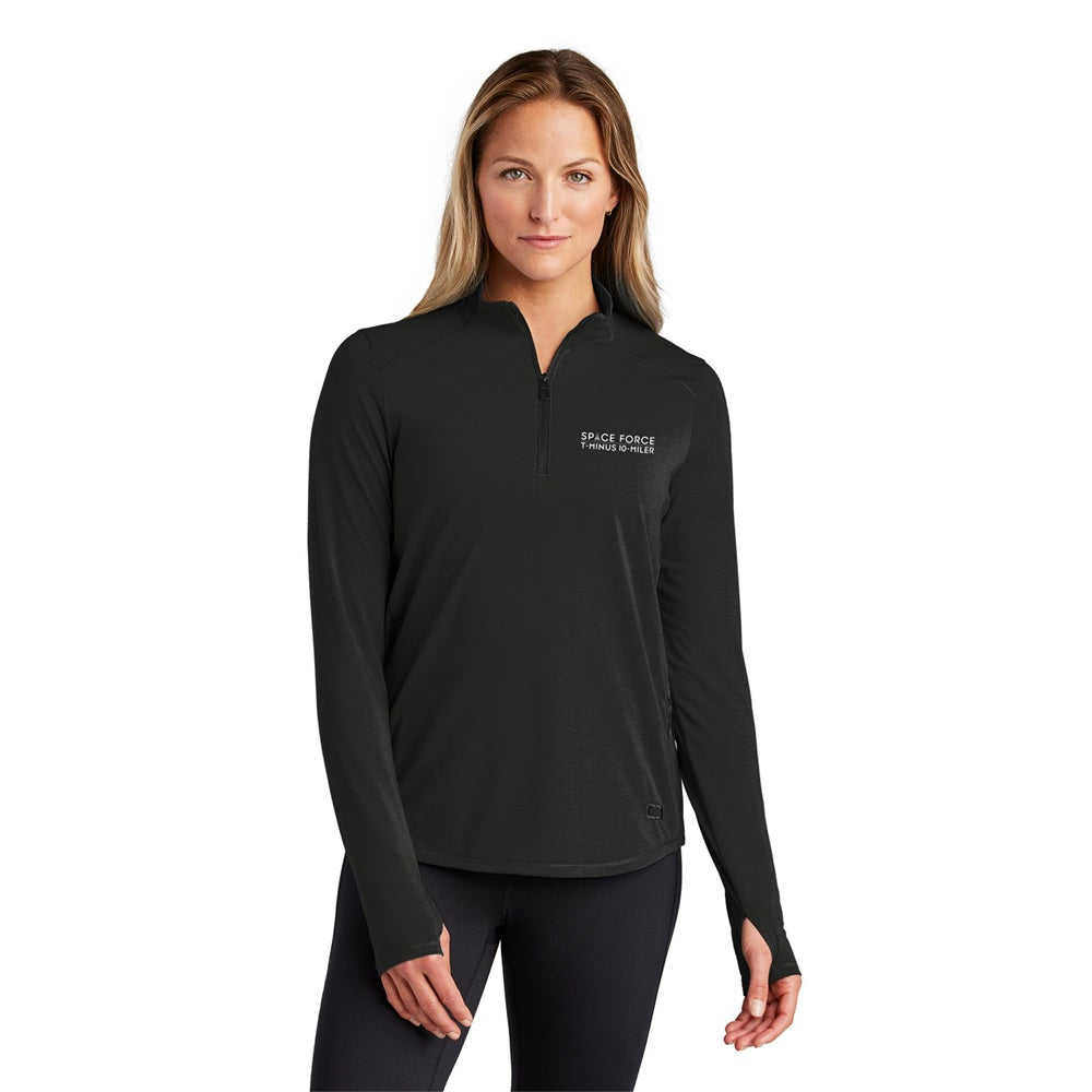 Women's Motion 1/4-Zip Space Force T-Minus 10-Miler