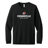 Unisex Cedarville XC Triblend Long Sleeve Tee