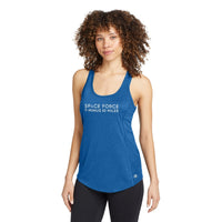 Women's Racerback Pulse Tank Space Force T-Minus 10-Miler
