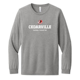 Unisex Cedarville XC Triblend Long Sleeve Tee