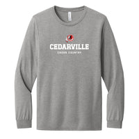 Unisex Cedarville XC Triblend Long Sleeve Tee