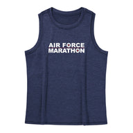 Camiseta de tirantes de cuello alto LuxDry para mujer, talla grande, para maratón Air Force