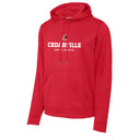 Unisex Cedarville XC Sport-Wick Fleece Hooded Pullover