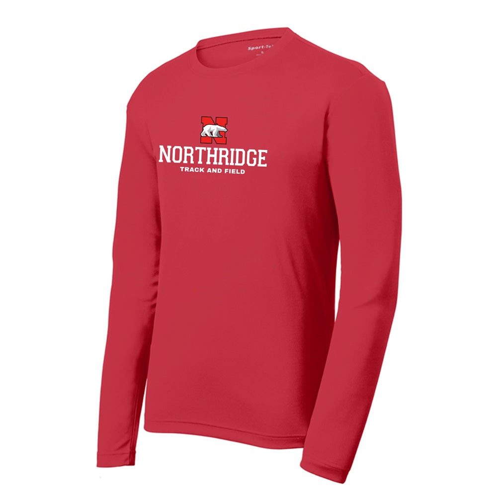Men's Northridge Track RacerMesh Long Sleeve Tee