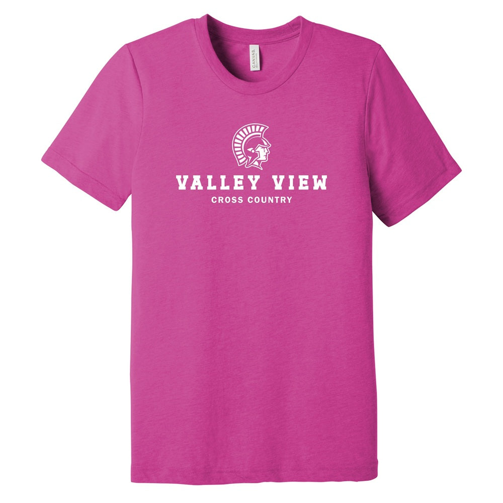 Unisex Valley View XC Triblend Short Sleeve Tee