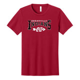 Unisex Cedarville XC Indians Triblend Short Sleeve Tee