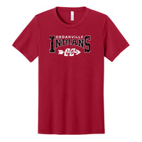 Unisex Cedarville XC Indians Triblend Short Sleeve Tee