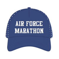 Perforated Mesh Trucker Hat Air Force Marathon