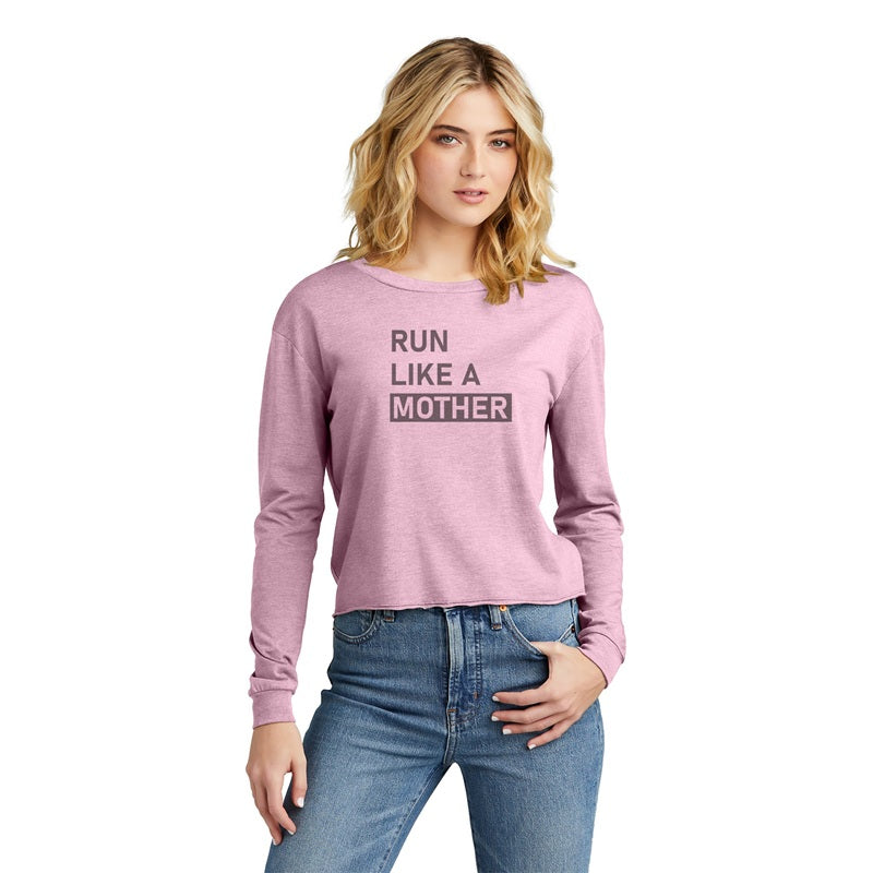 Women's Run Like a Mother Perfect Tri Midi Long Sleeve Tee