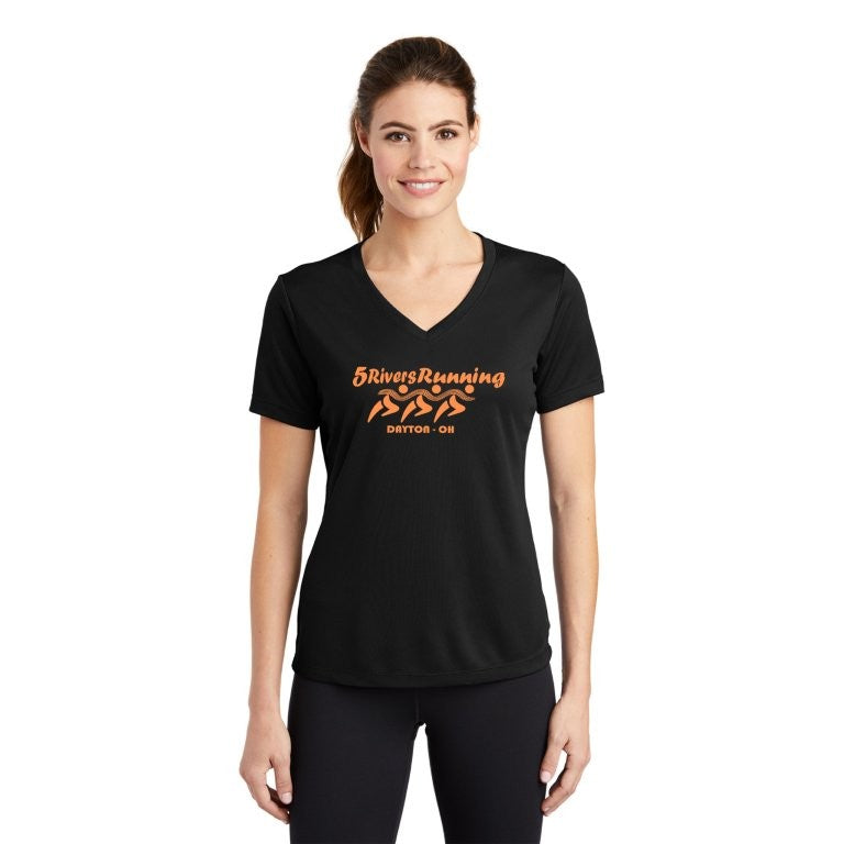 Women's 5 Rivers RacerMesh V-Neck Tech Tee