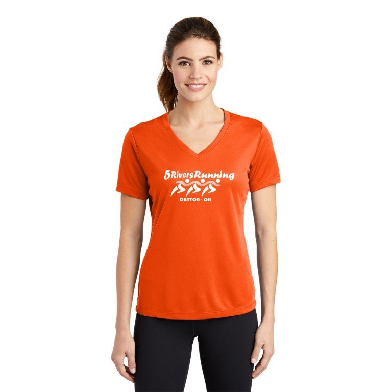 Women's 5 Rivers RacerMesh V-Neck Tech Tee